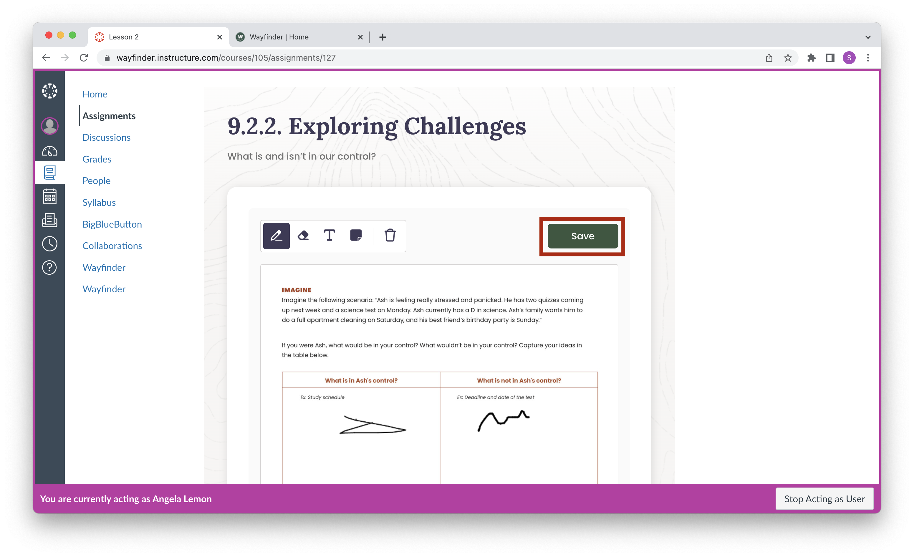 How to Assign Lessons with Canvas – Wayfinder